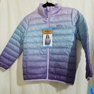 Eddie Bauer Girls 650 Down Packable Puffer Jacket Size Small (6/7) – Blue – New